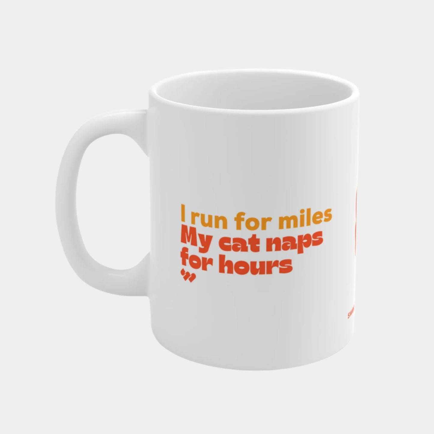 My cat naps for hours - Mug 11oz