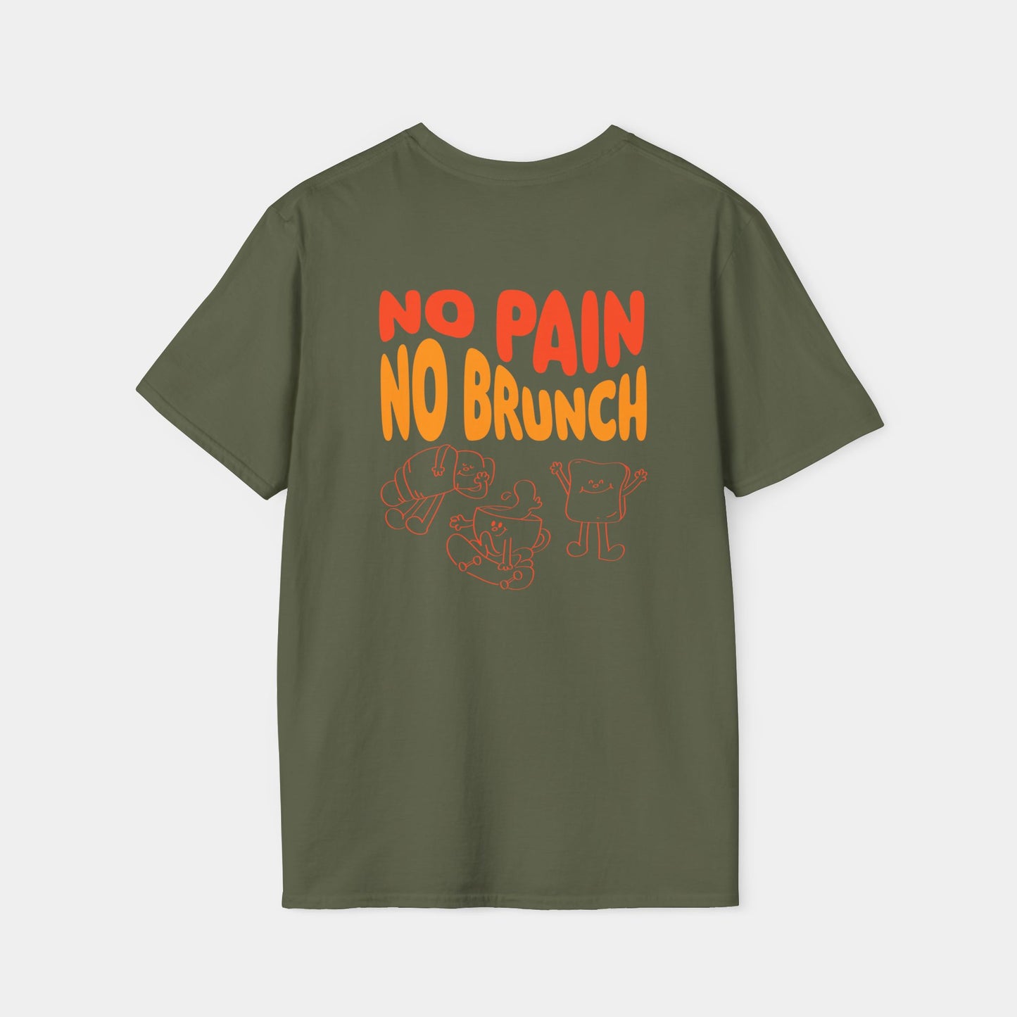 No Pain No Brunch - T-Shirt - Unisex