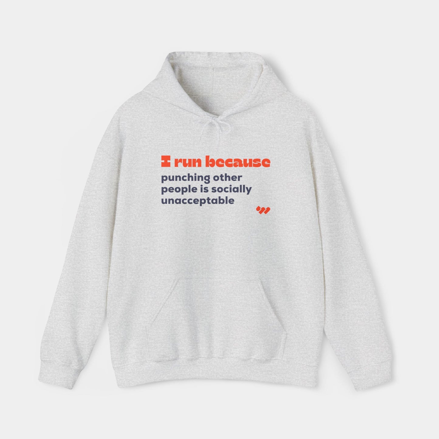 I Run Because Hoodie - Unisex