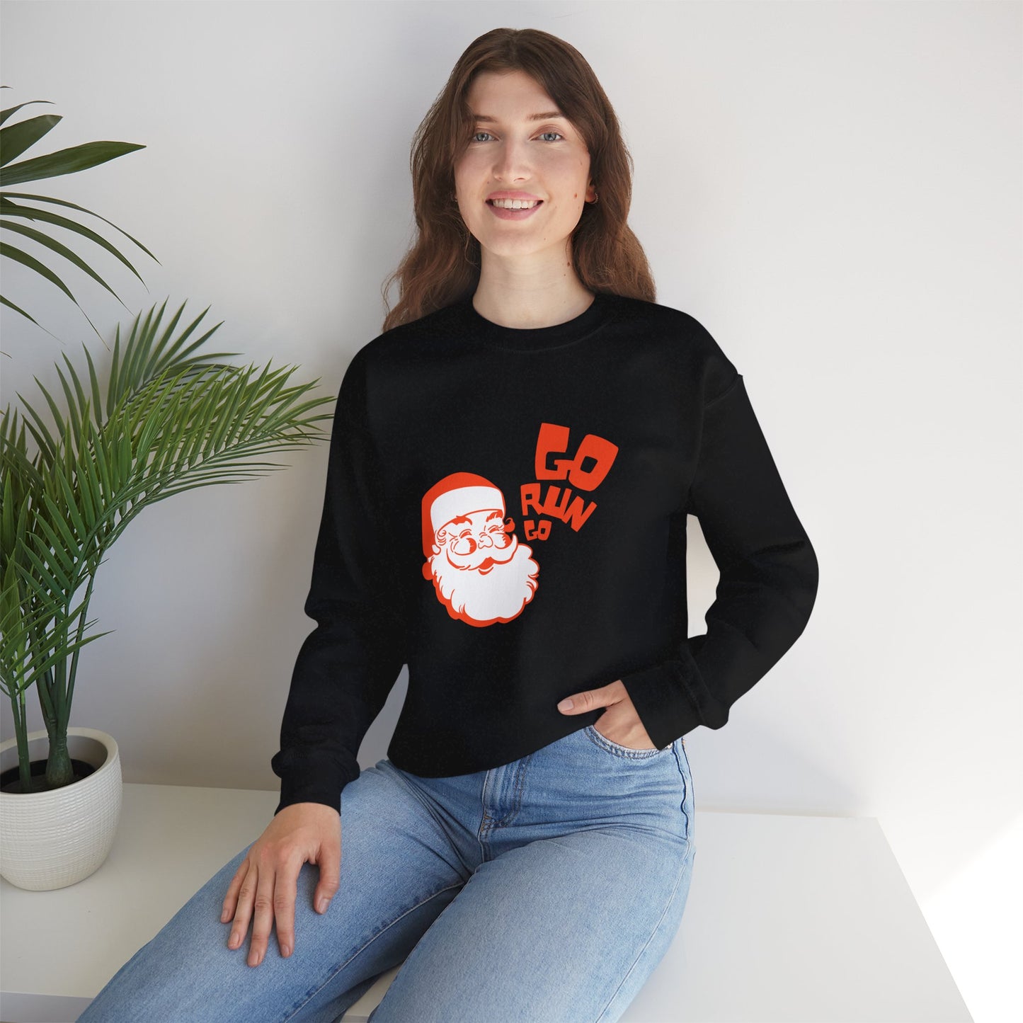 Go Run Go Santa Running - Sweatshirt - Unisex