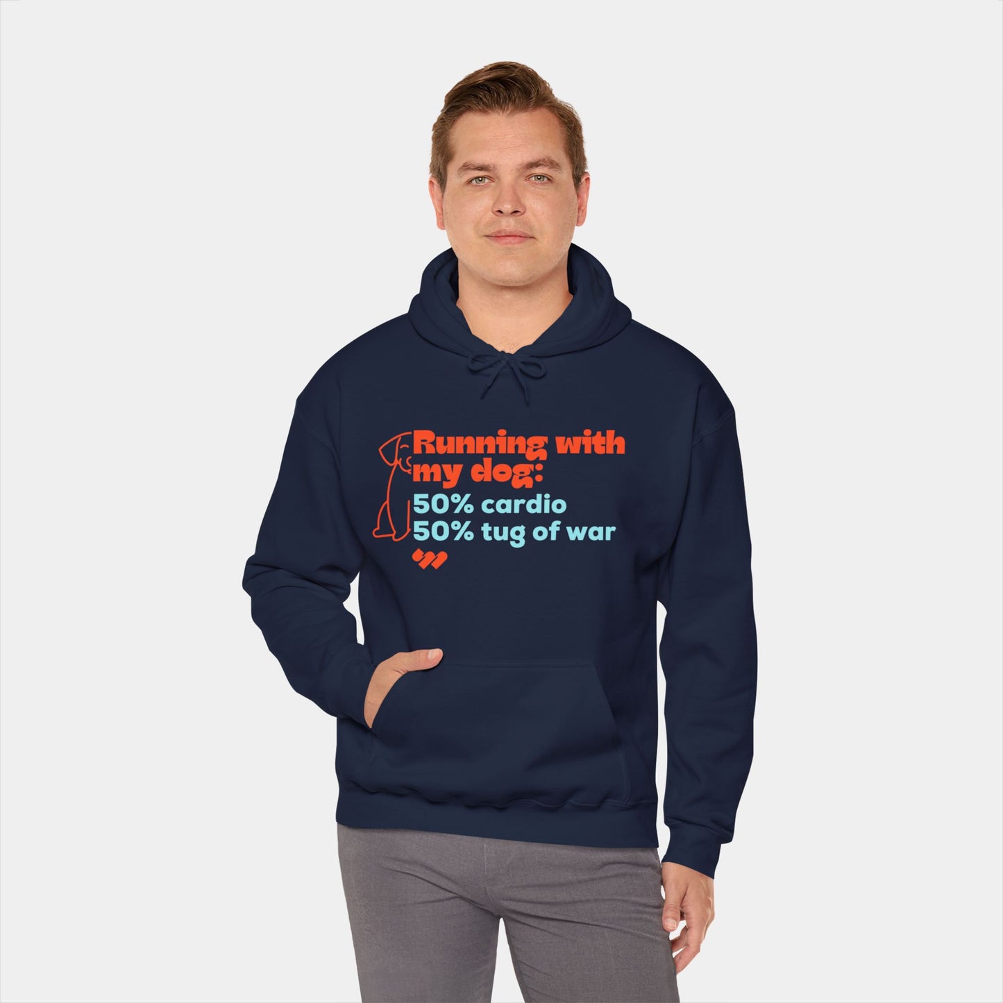 Running with my dog - Hoodie - Unisex