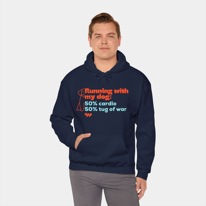 Running with my dog - Hoodie - Unisex