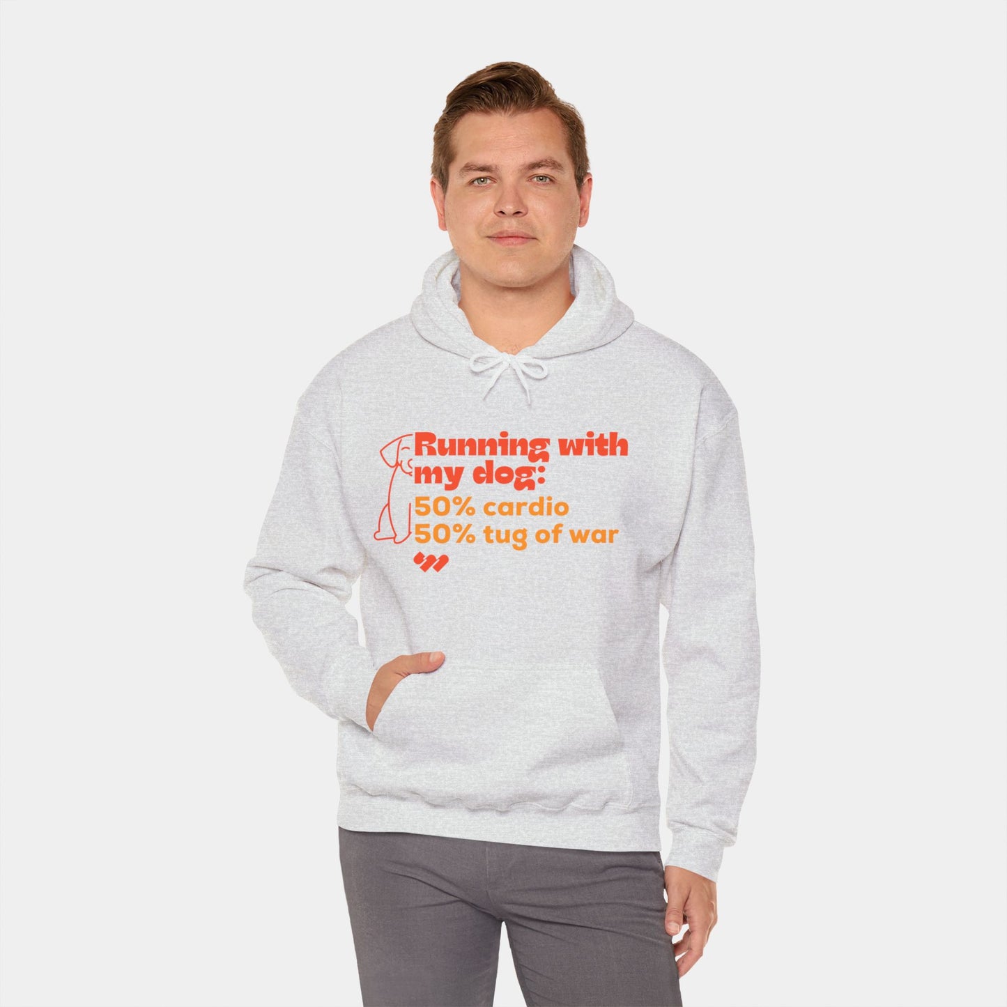 Running with my dog - Hoodie - Unisex