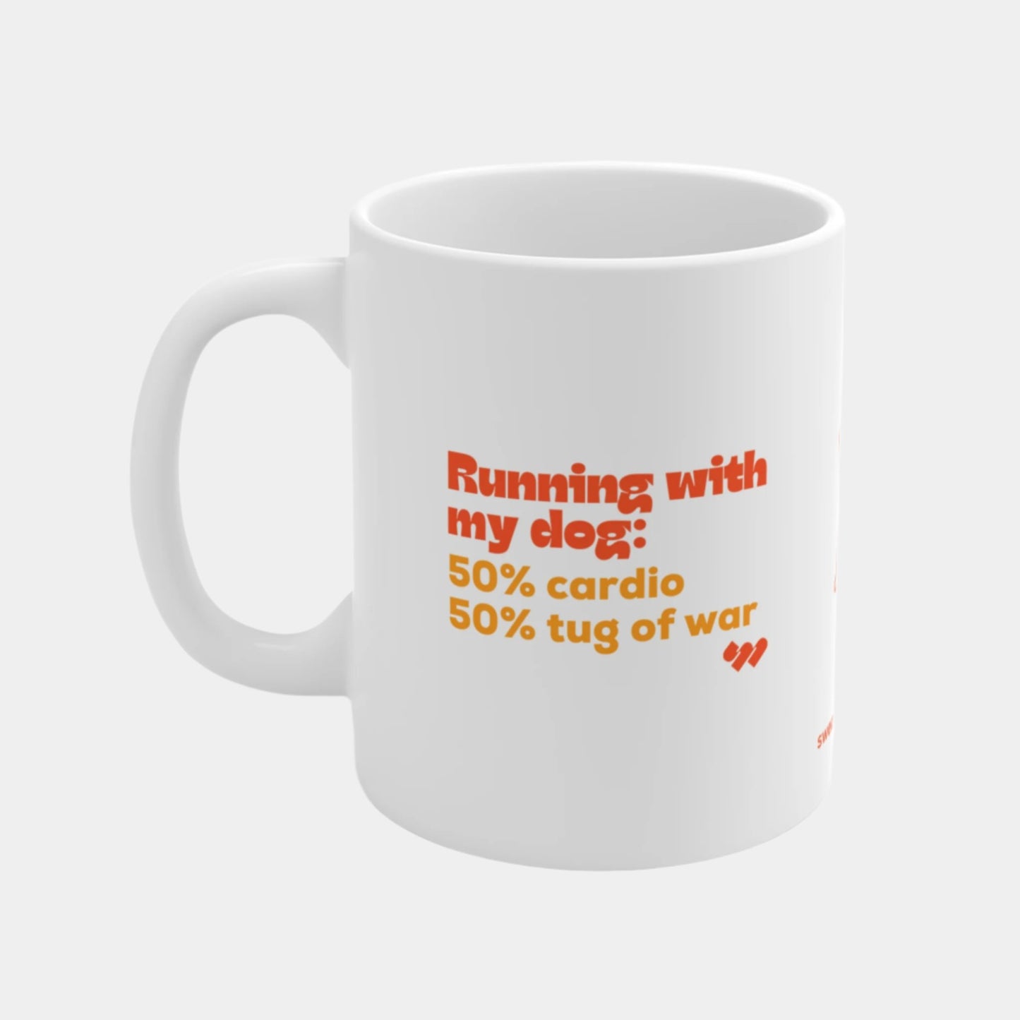 Running with my dog - Mug 11oz