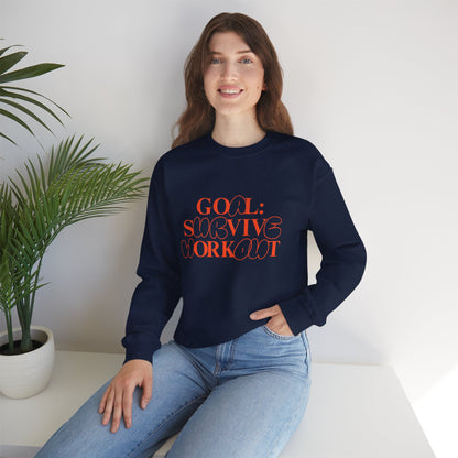 Goal Survive Workout - Sweatshirt - Unisex