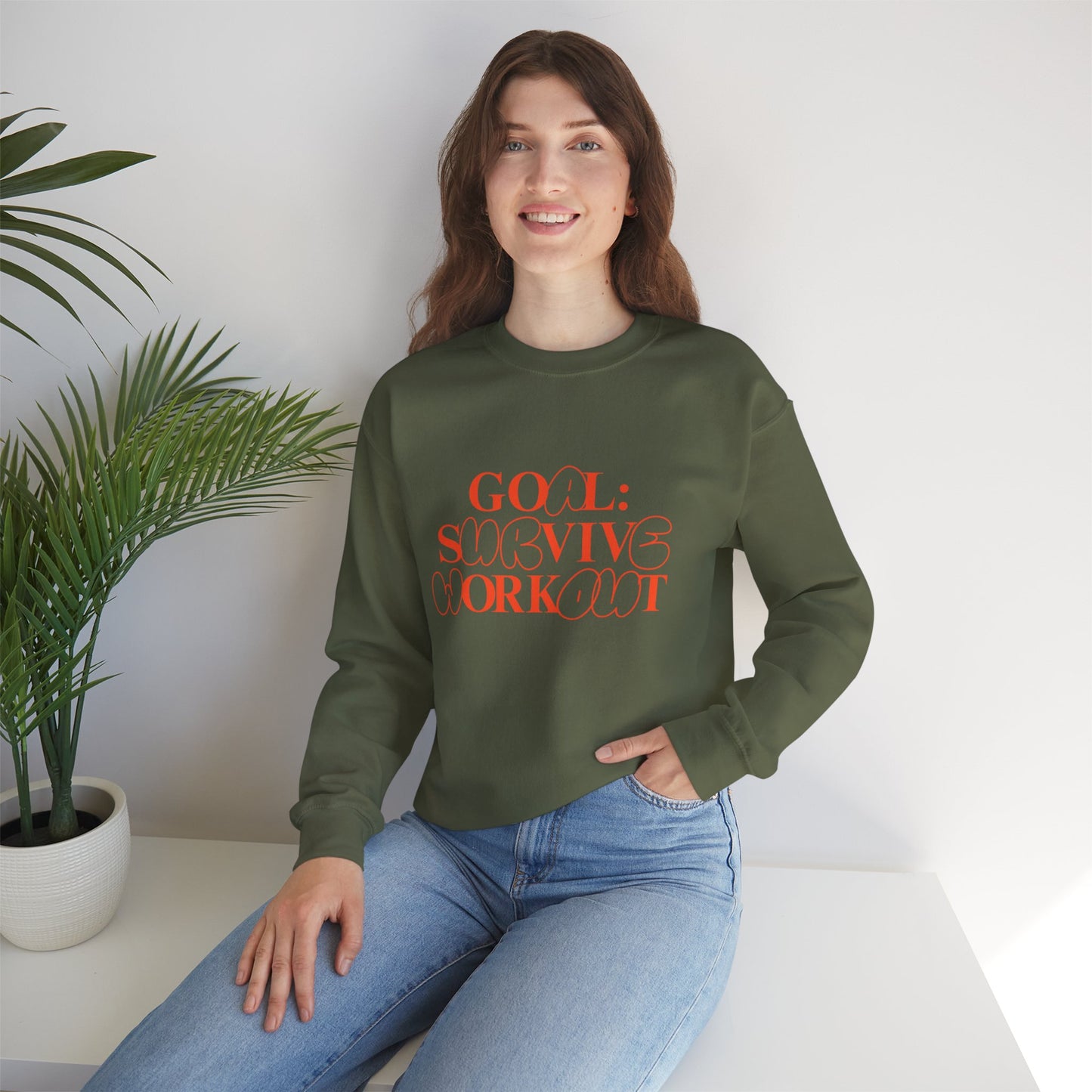 Goal Survive Workout - Sweatshirt - Unisex