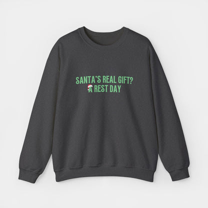 Santa's Real Gift? A Rest Day Running - Sweatshirt - Unisex