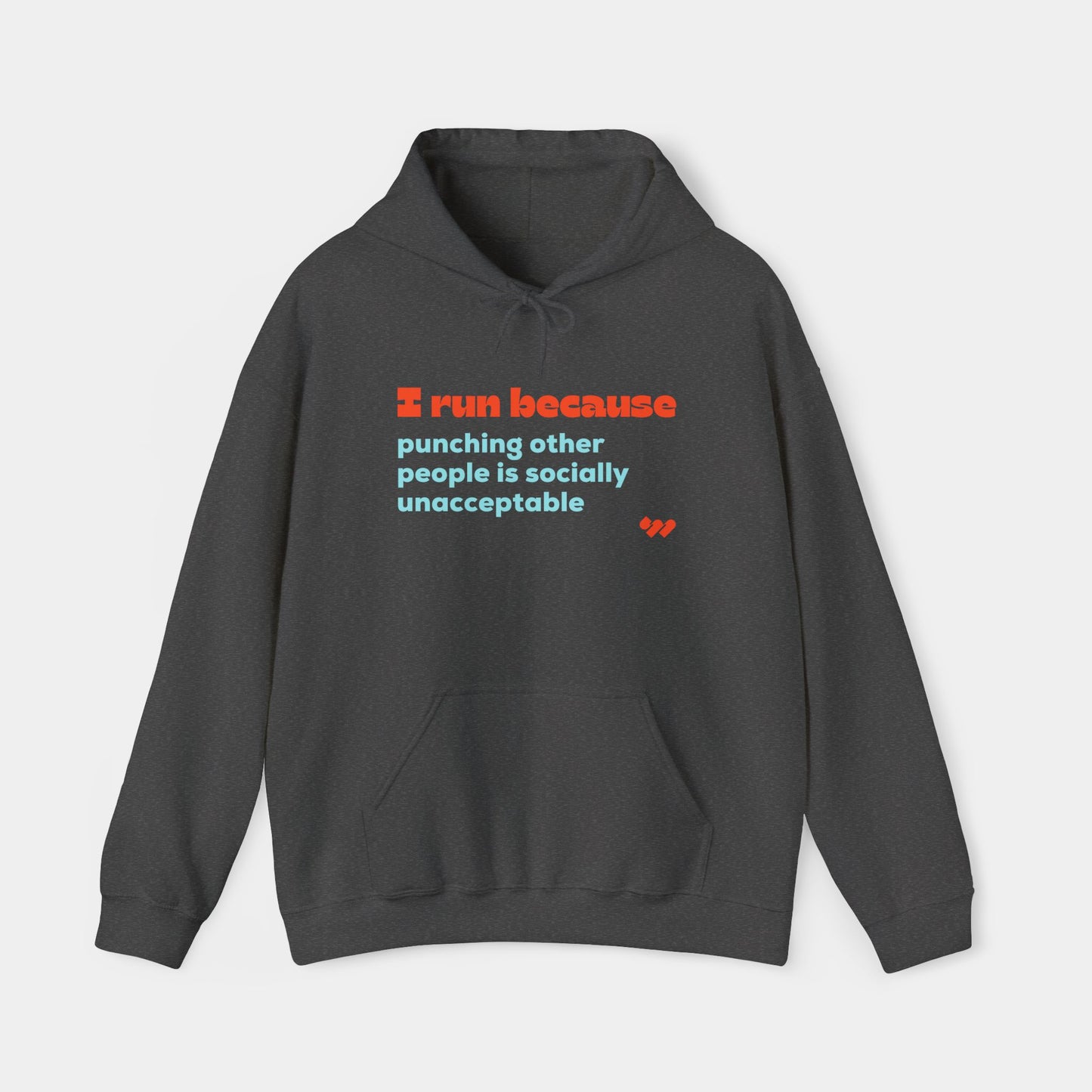 I Run Because Hoodie - Unisex