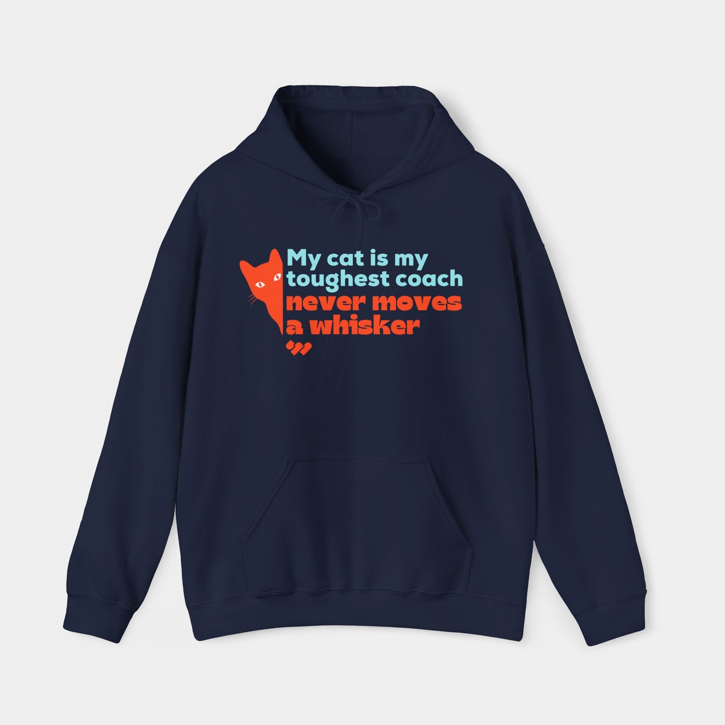 My cat is my toughest coach - Hoodie - Unisex