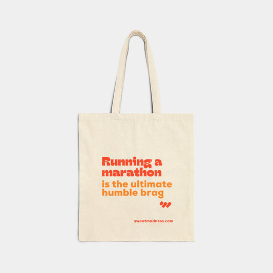 Running a Marathon Tote Bag