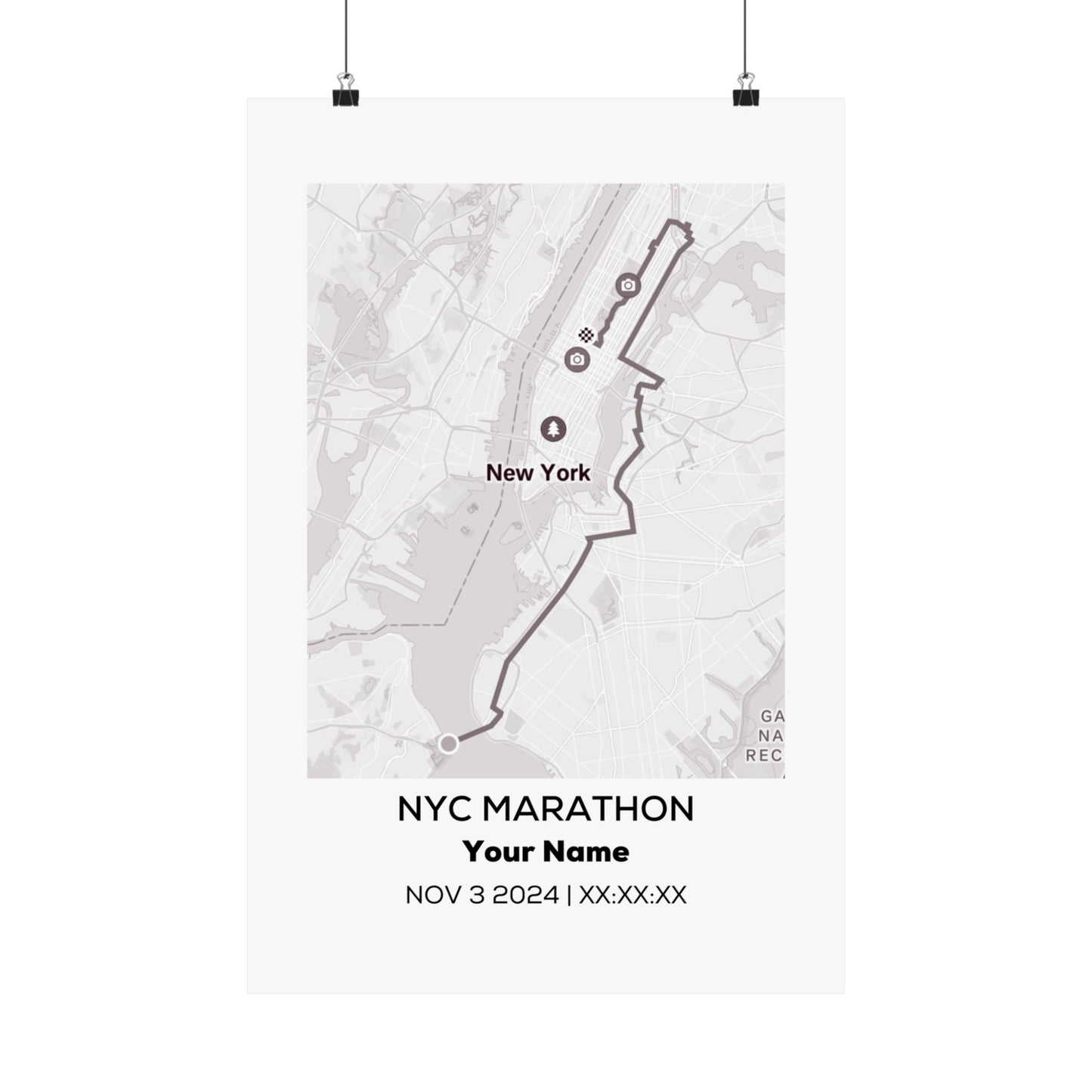 Personalized Race Poster – Celebrate Every Finish Line