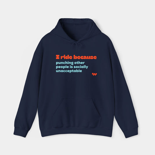 I Ride Because Hoodie - Unisex