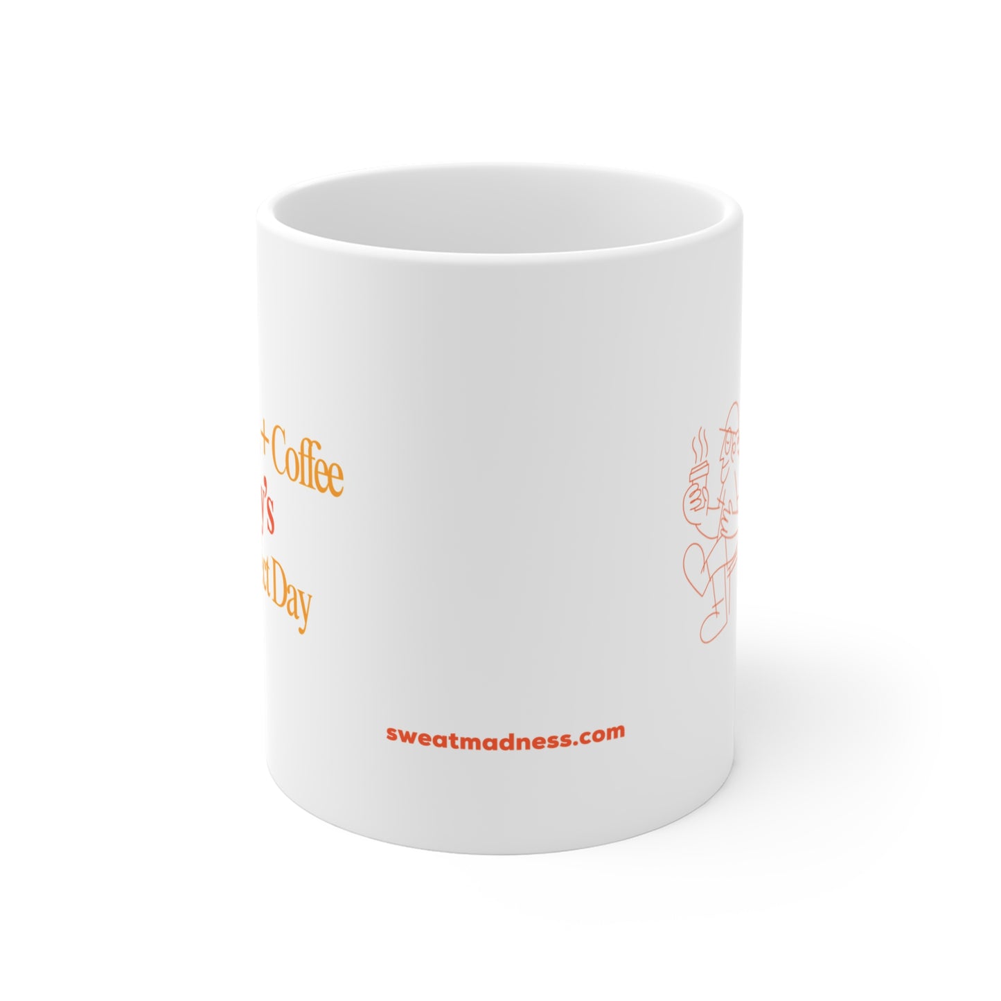 Miles plus Coffee Perfect Day - Personalized Mug 11oz