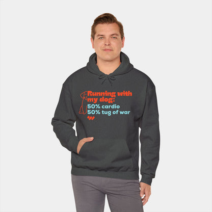 Running with my dog - Hoodie - Unisex