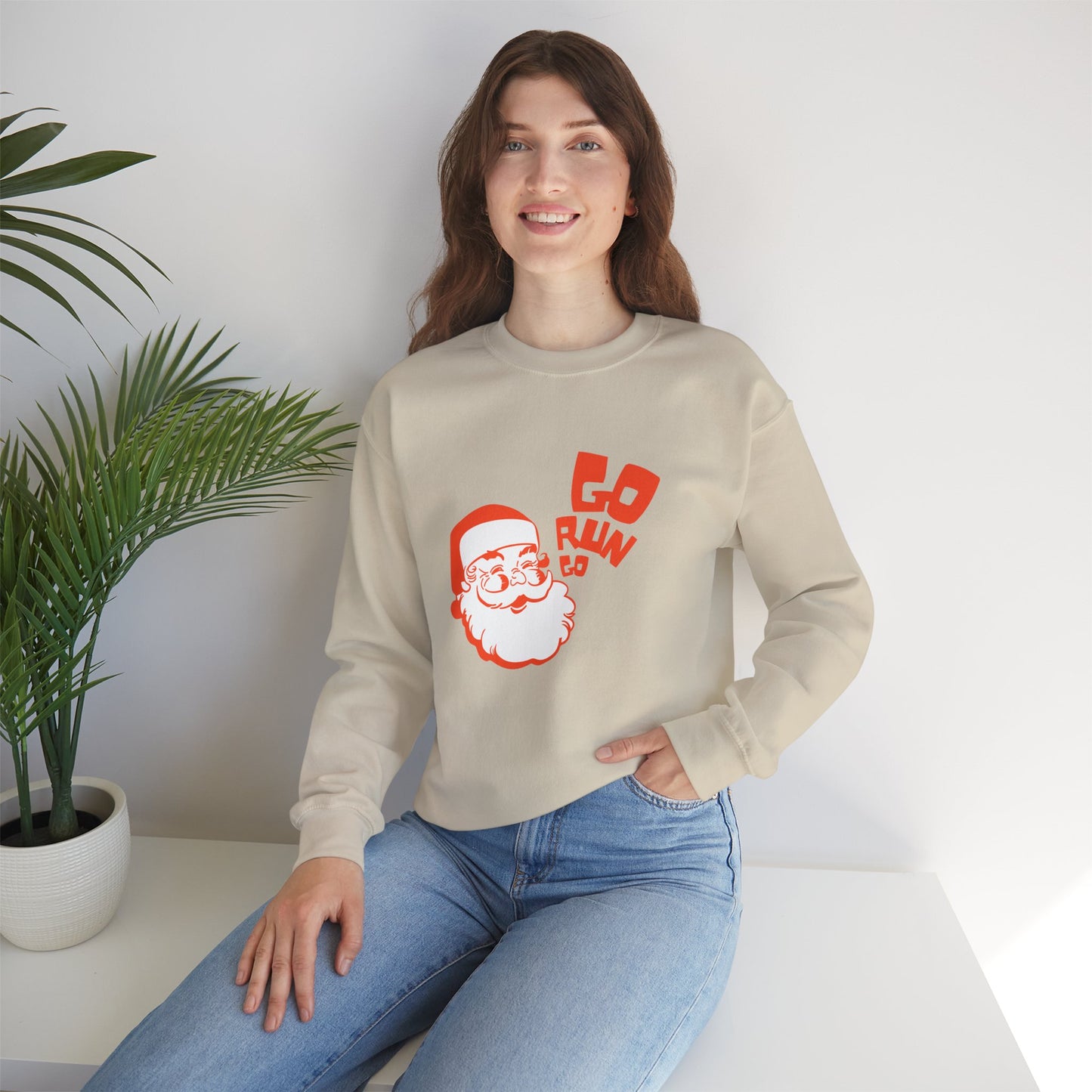 Go Run Go Santa Running - Sweatshirt - Unisex