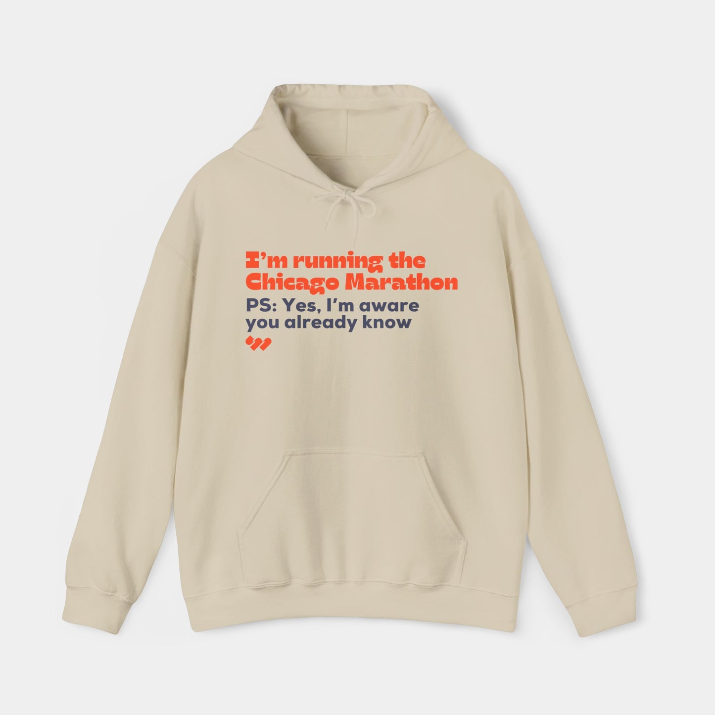 I’m running the Chicago Marathon - Hoodie - Unisex