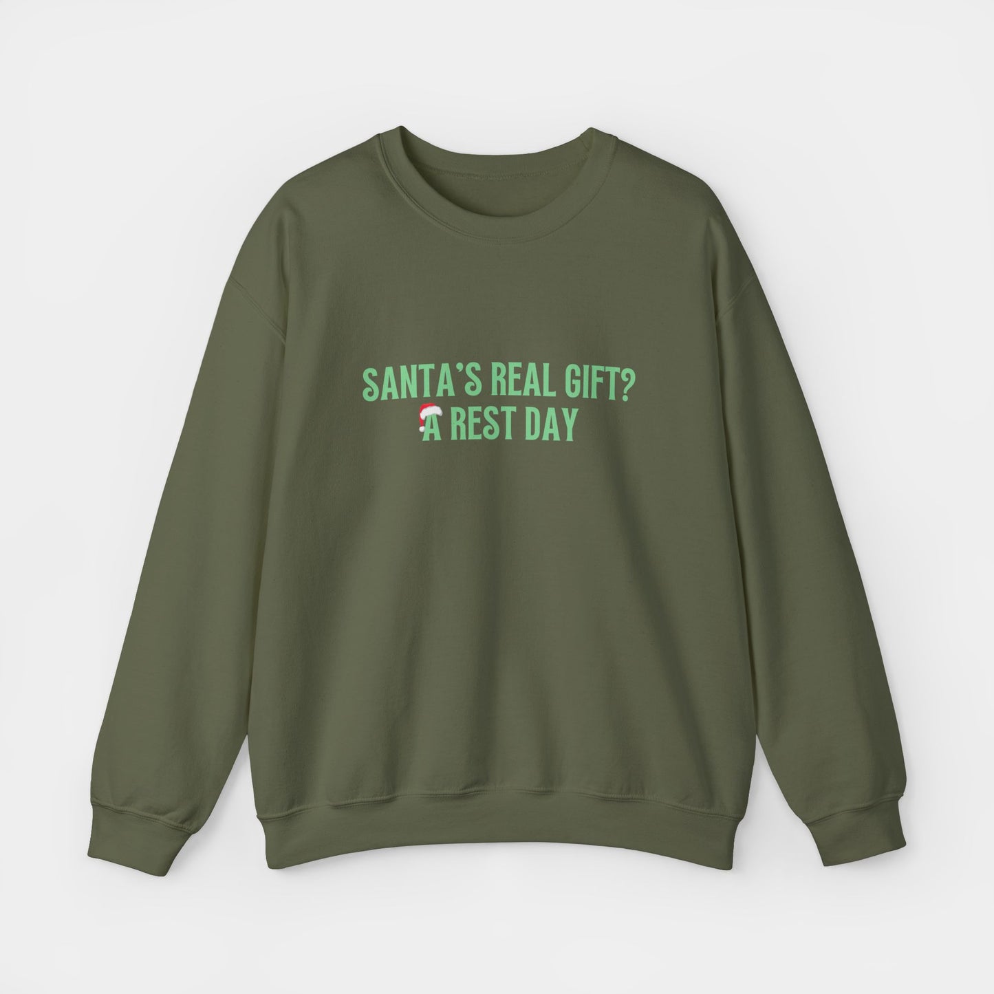 Santa's Real Gift? A Rest Day Running - Sweatshirt - Unisex