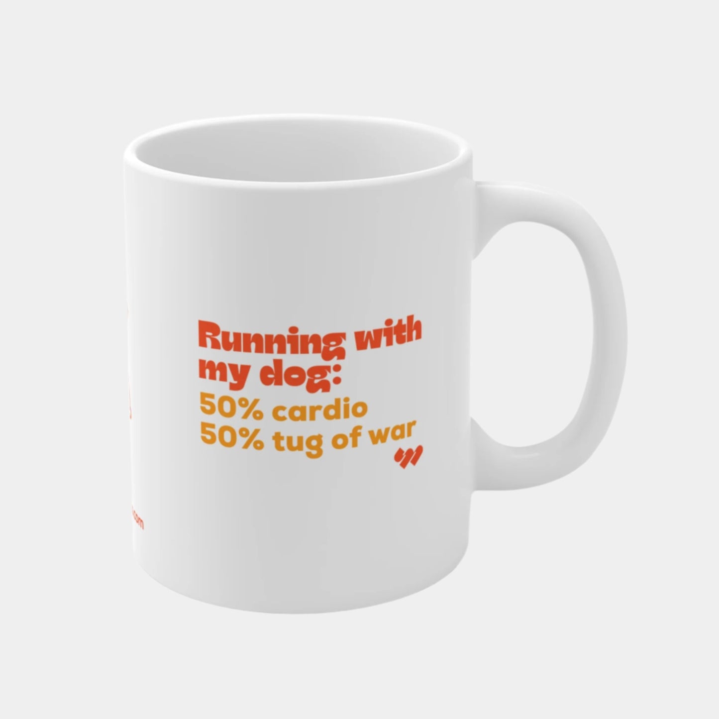 Running with my dog - Mug 11oz