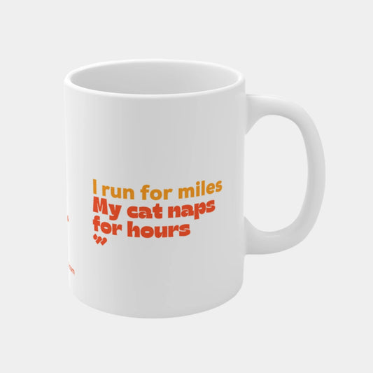 My cat naps for hours - Mug 11oz