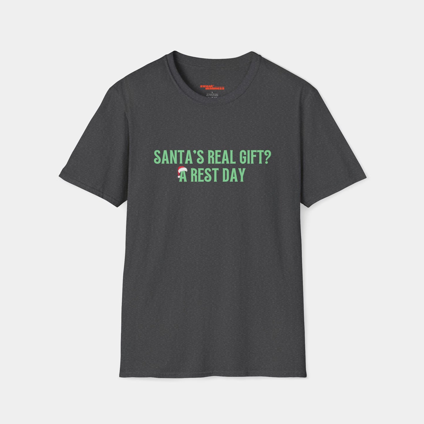 Santa's Real Gift? A Rest Day Running - T-Shirt - Unisex