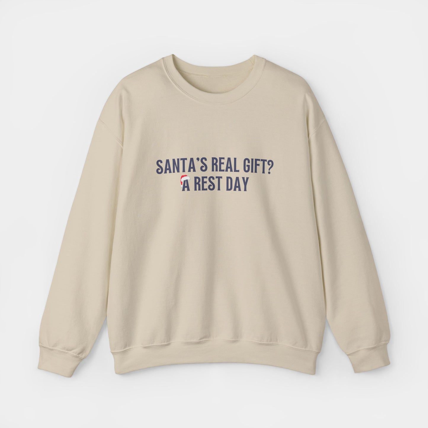 Santa's Real Gift? A Rest Day Running - Sweatshirt - Unisex