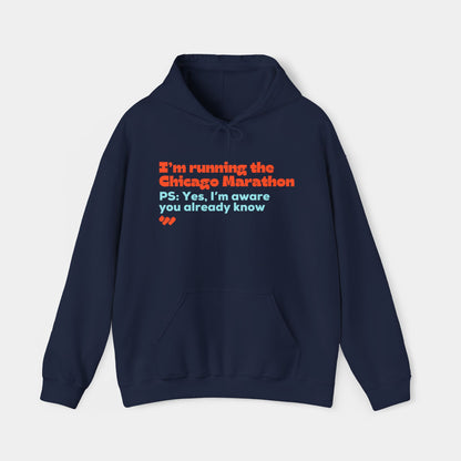 I’m running the Chicago Marathon - Hoodie - Unisex