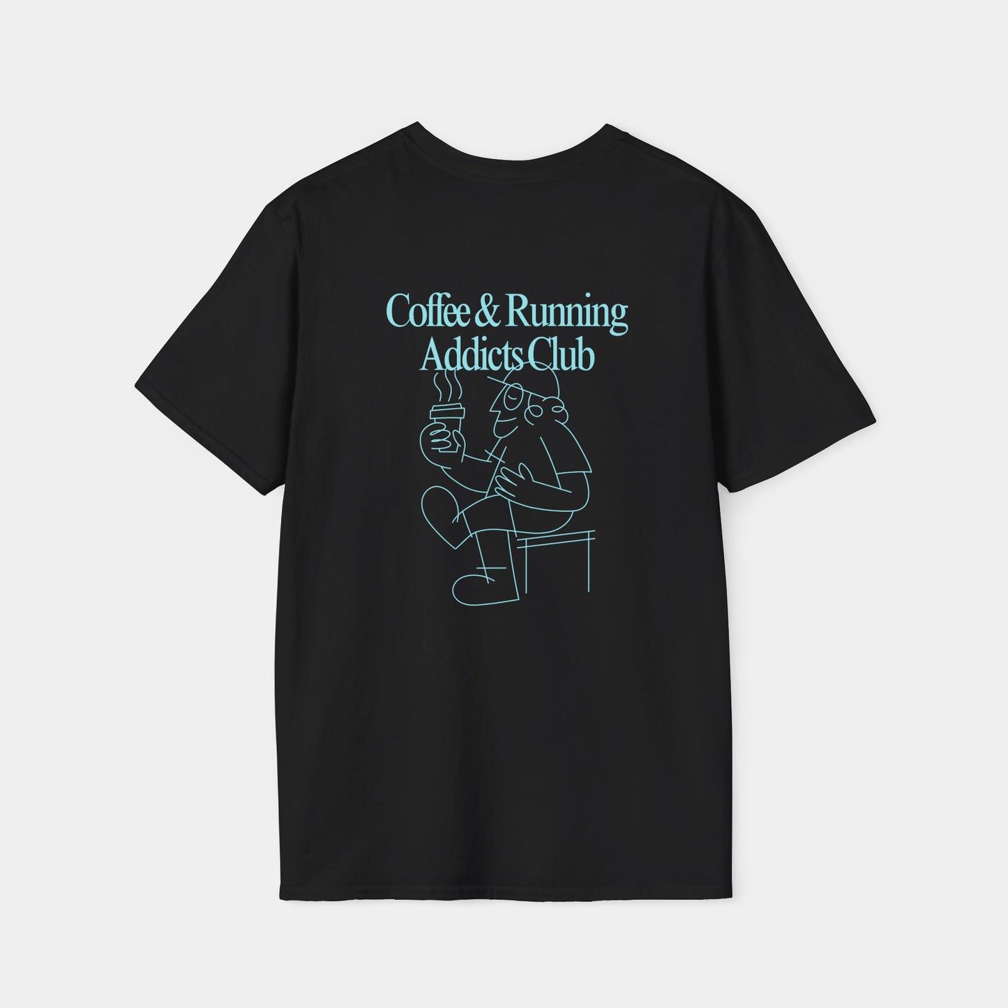 Coffee and Running Addicted Club - T-Shirt - Unisex